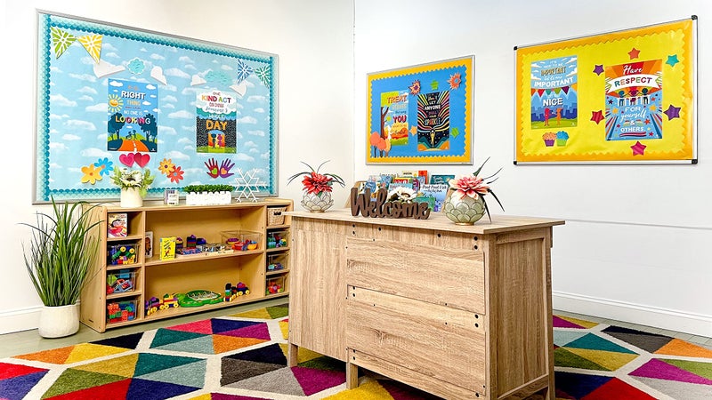 Sproutbrite Classroom Banner Decorations and Poster Bulletin Board Set - Choose to be - Image 3